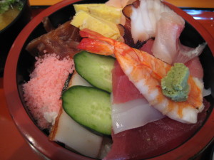 Japanese Chirashi-sushi