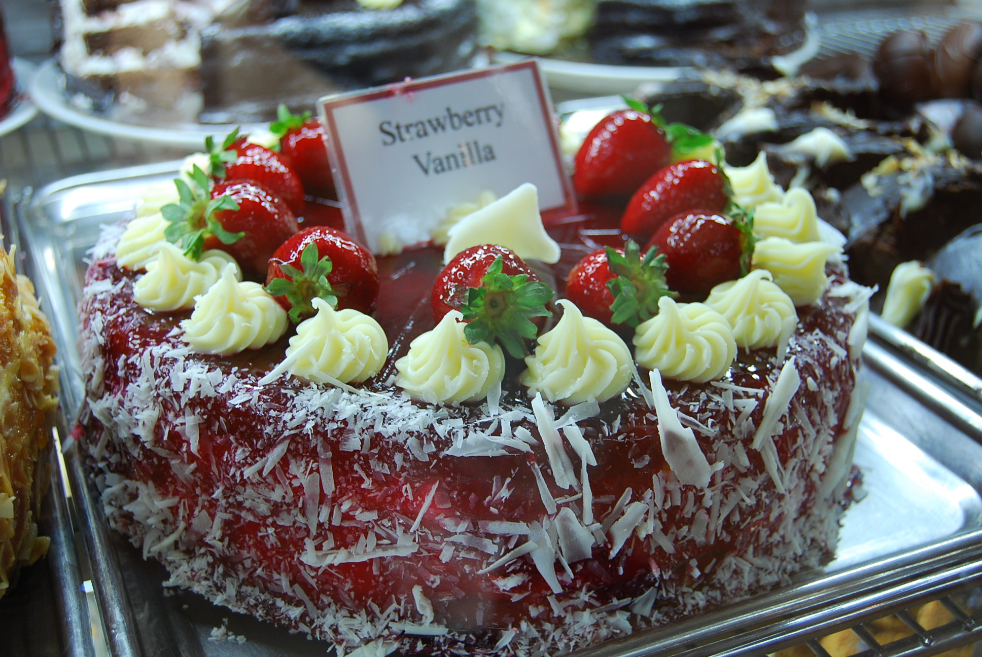 Strawberry Vanilla Cake
